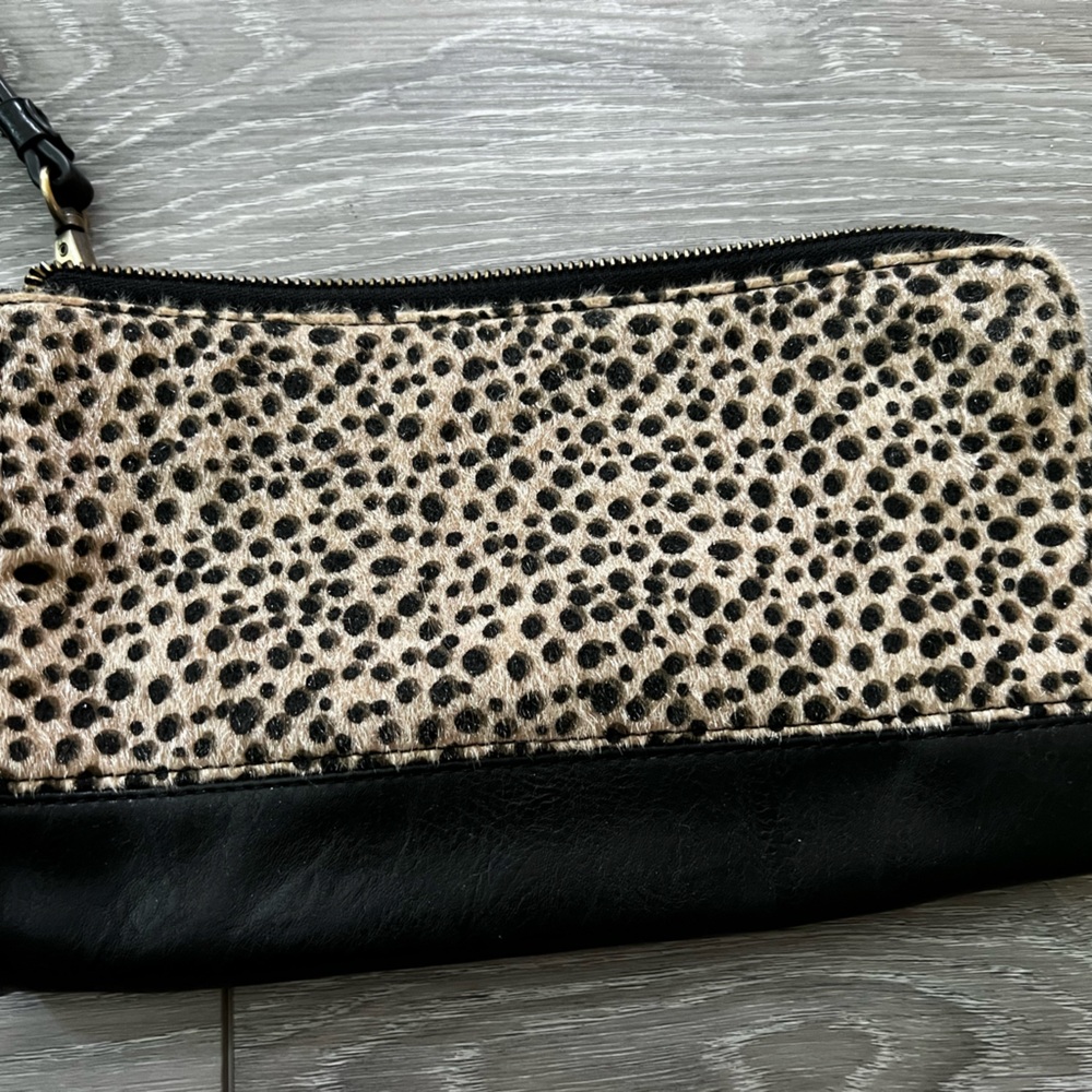 Leopard Print Clutch Bag